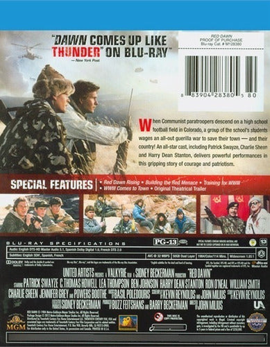 Blu-Ray Red Dawn / Amanecer Rojo (1984) 1