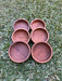 Set X6 Cazuela Plato Algarrobo Locro Humita Madera  15 X 5cm 5