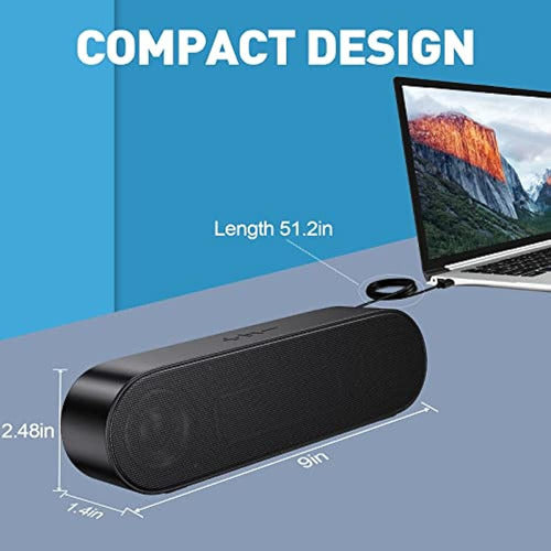 Altavoces Usb Dobles De 5 W Para Computadora, Parlantes Para 4