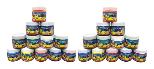 Señorita 24 Pots of Tempera Colors 250g Each 0