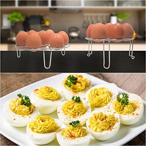 Instant Pot Egg Rack Steamer - 14 Huevos - Apilable 2 Nivele 6