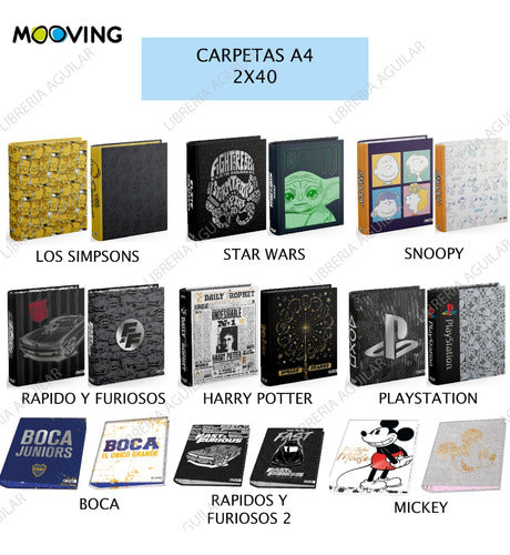 Mooving A4 Star Wars School Folder Round 2-Ring Yoda 2
