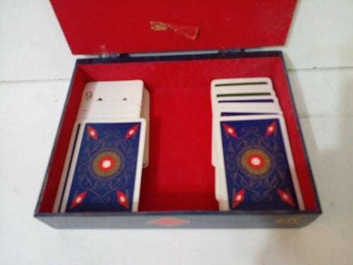 Caja De Naipes Poker + 2 Decks Excellent Piece 3