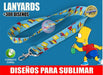 Plantillas Lanyard Llavero Porta Credencial Diseños Vectores 1