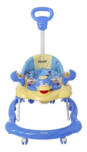Baby Walker Car-Duck with Handle and Musical Tray with Toys 14