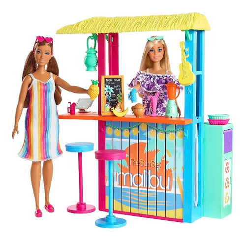 Barbie The Ocean Malibu Barraca De Praia Gyg23 - Mattel 0