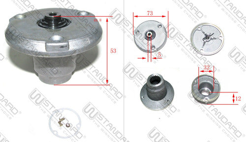 WStandard Rotor Bomba De Aceite Honda Storm/ Titan/ Zanella Rx150 Std 1