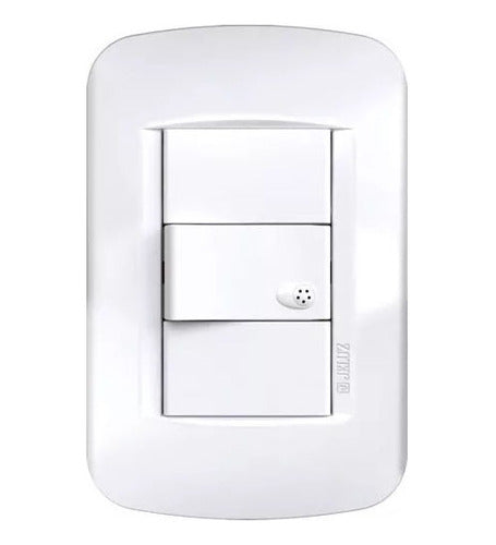 Jeluz Verona 1-Key Combined Point Light Switch Cover Complete 0