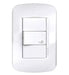 Jeluz Verona 1-Key Combined Point Light Switch Cover Complete 0