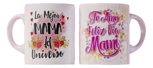 LadyD Plantillas Sublimacion Dia De La Madre - Mama - Tazon Taza 0