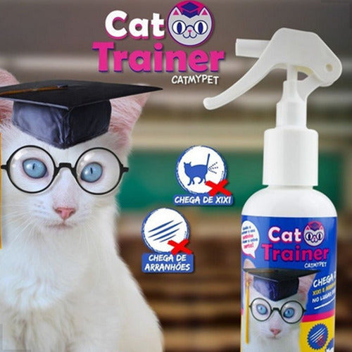 Spray Educador P/ Gatos Anti Xixi Trainer 120ml Treinador 3