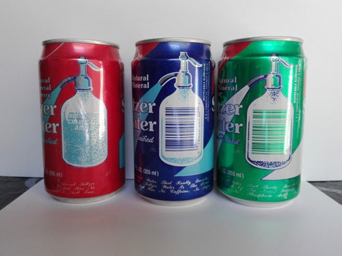 Latas Antiguas Canfield`s Seltzer Water Eeuu Año 1991 1