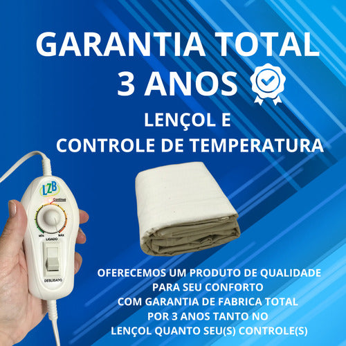 Lençol Térmico Maca Controle 10 Temperaturas 1