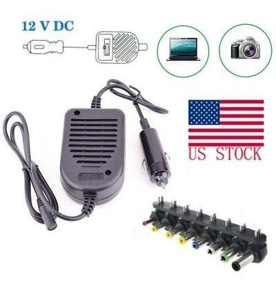 80w Universal Coche Cargador Adaptador De Auto Dc Para Pc No 3