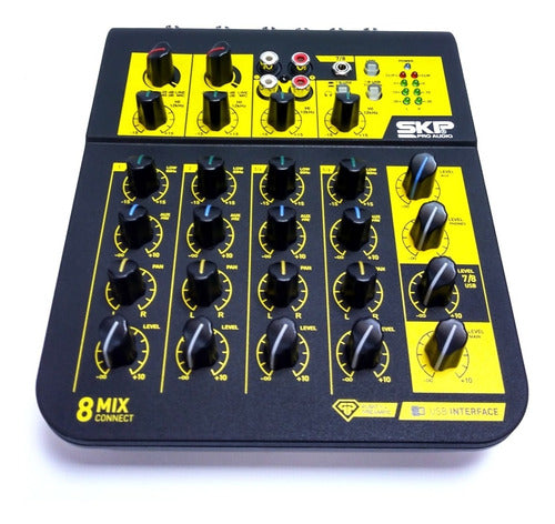 Mixer Interface Usb Skp Mixconnect Consola Phantom 8 Canales 5