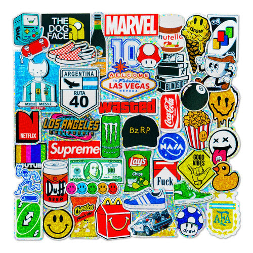 Stickers Dublin 45 Stickers Aesthetic Termo Stanley Vinilos Planchas Calcos 0