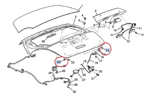 Chevrolet Topes Goma Inferior Porton Spark Kit X 4 Piezas 1995 1