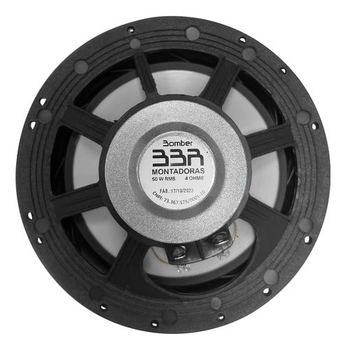 Par Parlantes Bomber 6 6,5 Pulgadas 40w Rms 4 Ohms Cono Dual 4