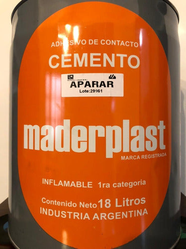 Maderplast Adhesive Cement for Covering 18L 1