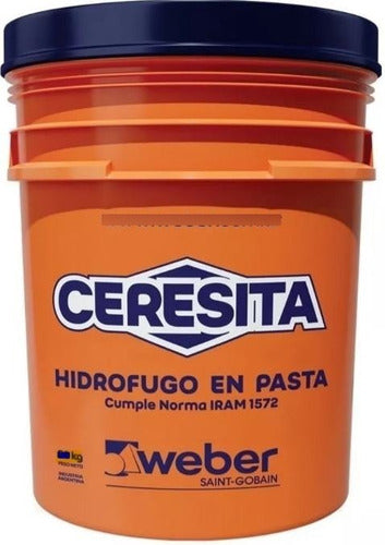 Ceresita Weber Aditivo Hidrofugo En Pasta 20 Kg Rinde Mas +e 0