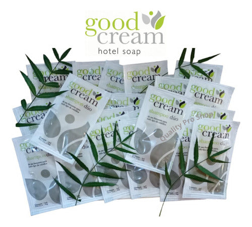 Good Cream Hotel Soap 12gr & Duo Shampoo 15ml x100 Units 1