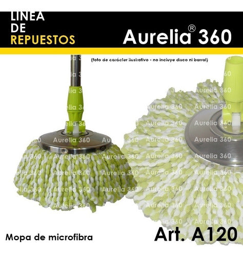 Set of 10 Aurelia 360 Microfiber Mop Replacements 2