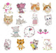 100 Embroidery Machine Designs of Cats/Kittens/Animals 4