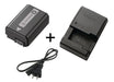 Sony NP-FW50 Battery + Sony BC-VW1 Charger Kit for Nex-7 Alpha 3