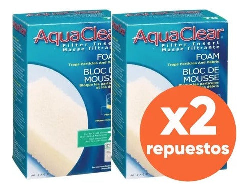 Aquaclear 70 Foam Replacement Sponge for Aquarium Fish Tanks 0