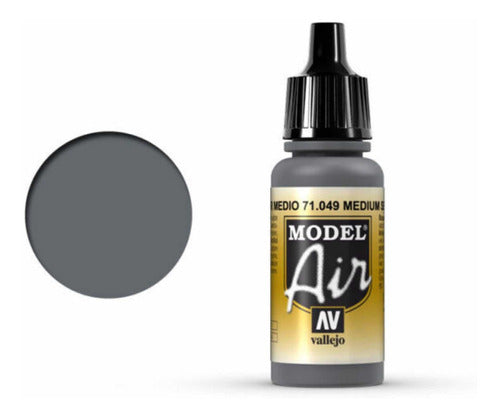 Vallejo Model Air 71049 Grey Sea Color for Model Making in La Plata 0