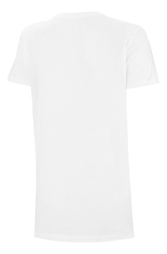 Under Armour Women's Bold Shine Logo T-Shirt in White | Dexter 5
