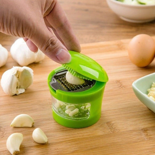 Kitchen + Home Garlic Press Chopper with Storage 4