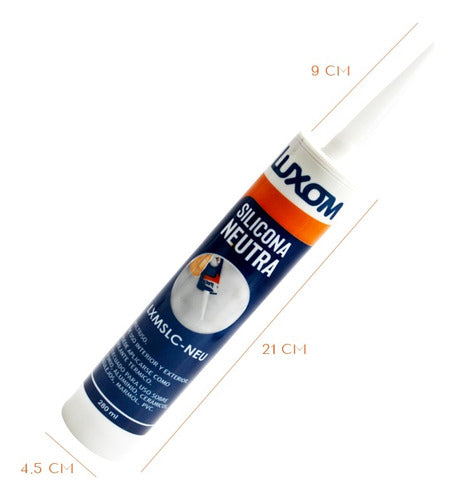 Luxom Silicone Acetic Universal Sealant 280 Ml 1