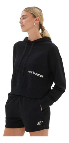 New Balance Essentials Wt23512bk Women's Hoodie 1