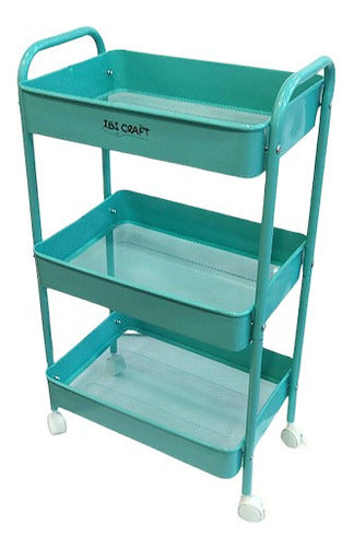 Ibi Craft Auxiliary Organizer Desk Cart 0