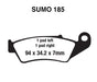 Sumo 185/131 Pastillas Freno D+t Suzuki Drz 400 (2000-2007) 2