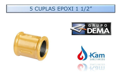 D.E.M.A. Epoxy Coupling Kit 1 1/2" - 5 Units 2