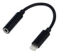 Adaptador iPhone Auricular Lightning Jack Miniplug 3.5mm 0