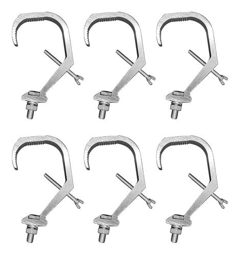 Venetian Pj272 Morsa Clamp Aluminio Efecto Tacho Par X6u 0