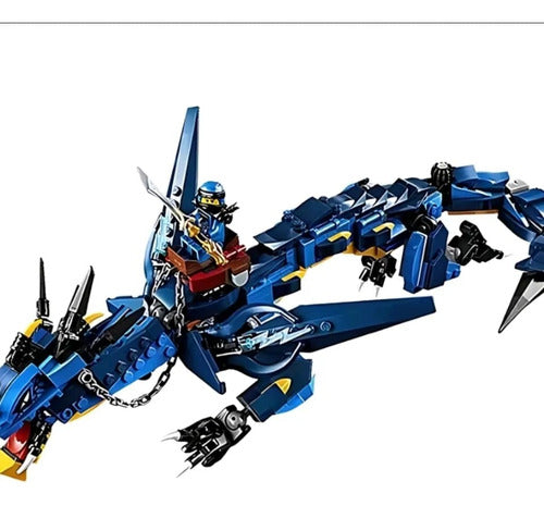 Blocos Tipo Ninjago Dragão De Tempestade 493 Peças 2