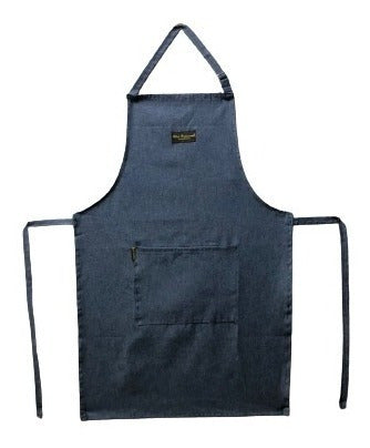 MICA HOME Unisex Solid Jean Kitchen Apron for Chefs 1