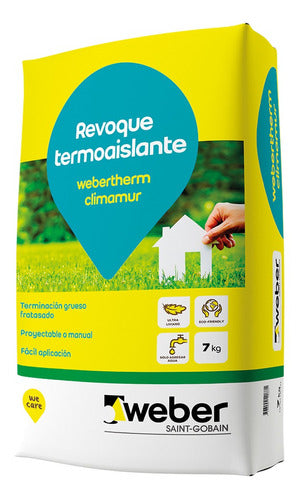 Webertherm Climamur Revoque Termoaislante X 7kg 0