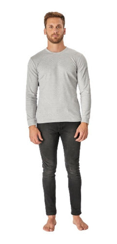Tres Ases Thermal Cotton Long Sleeve T-Shirt for Men 10
