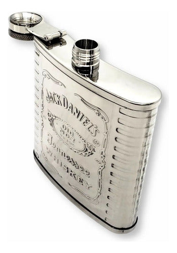 Florida-Home Stainless Steel Flask 7 oz with Screw Cap 3