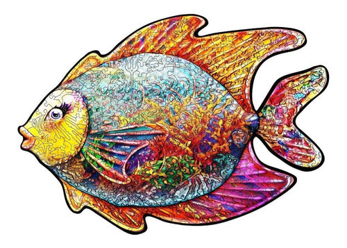 Tercer Ojo Rainbow Fish Wooden Puzzle 0