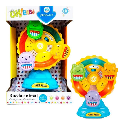 OK Baby Animal Wheel with Suction Cup, Lights, and Sound Tts Tuttishop 1