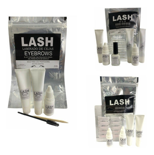 Lash Kit X 3 Laminado De Cejas, Lifting + Kit Duo Pestañas Lash 0