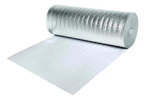 Rollo De Manta De Piso Flotante Aluminizada 1.5mm 20m2 1