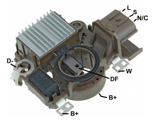 Regulador De Voltaje Compatible Con Frontier Sentra Tiida 1