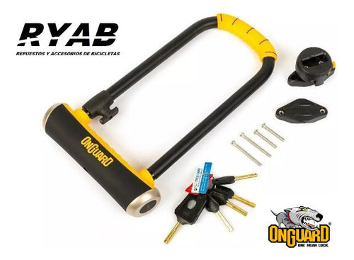 OnGuard Brute LS 8000 U-Lock with 5 Keys - 115x260 1